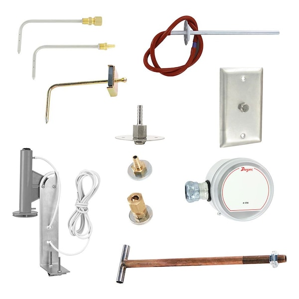Static pressure tip measures duct static air pressure